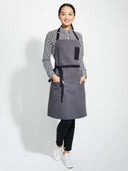 Tavern Full Apron - Grey/Black