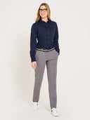 Knit Dress Shirt - Dark Navy
