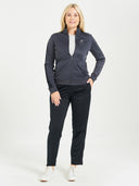 Ladies Tricot Track Jogger - Black