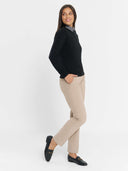 Essential Blouse - Charcoal Chambray Dots