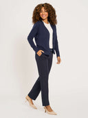 Women’s Cotton Stretch Cardigan Sweater - Navy Blazer