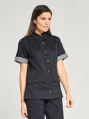 Stylo Tunic - Black/Grey