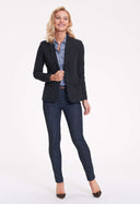 Classic Gingham Blouse - Navy