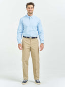 Performance Button-Down LS Shirt - Light Blue/Light Stone