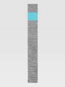Chambray Pocket Square - Grey w/ Black Edging