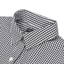 Classic Gingham Blouse - Black