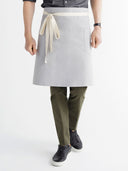 Tavern Full Apron - Stone Grey/Natural