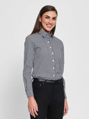 Classic Gingham Blouse - Black