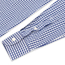 Classic Gingham Blouse - Navy