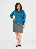 Classic Pencil Skirt - Empire Grey