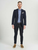James Gingham Shirt - Navy