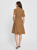 Monica Dress - Almond