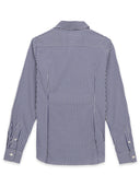 Classic Gingham Blouse - Navy