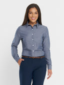 Essential Blouse - Blue Chambray