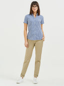 Gingham Blouse - Navy