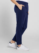 Ladies Tricot Track Jogger - True Navy