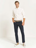 James Dress Shirt in Chambray - Vanilla