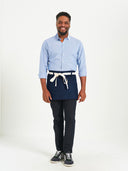 Le Fleur Dress w/ short sleeves - Navy