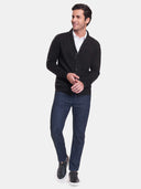 Shawl Cardigan Sweater - Black