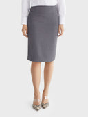 Tailored Pencil Skirt - Empire Grey
