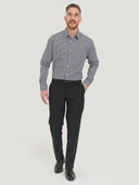 James Gingham Shirt - Black