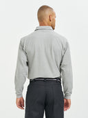 Performance Blend Polo Long Sleeve - Cool Grey