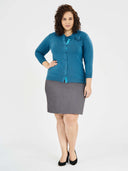 Classic Pencil Skirt - Empire Grey