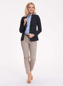Classic Gingham Blouse - Light Blue