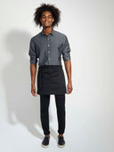 Half Bistro Apron - Black