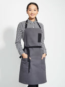 Tavern Full Apron - Grey/Black