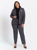 Short Sleeve Ribbed Mock Neck Knit - Black