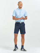 Performance Button-Down Short Sleeve - Light Blue/Light Stone