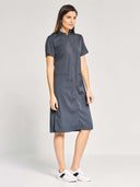 Housekeeping Dress with Mesh - Graphite