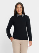 Porter Crewneck Sweater - Black