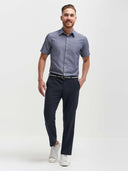 James Short Sleeve Shirt - Blue Chambray