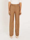 Camila High Waisted Pant - Almond