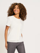 Panel Blouse - Cream