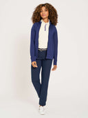 Ladies' Stretch Full-Zip Cadet Jacket - True Navy