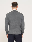 V-Neck Sweater - Charcoal Heather