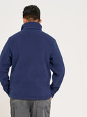 Essential Quarter Zip Fleece Pullover - Navy