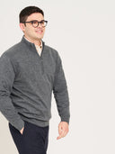 1/4-Zip Sweater - Charcoal Heather