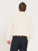 James Dress Shirt in Chambray - Vanilla