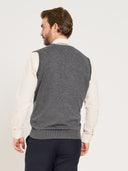 Sweater Vest - Charcoal Heather