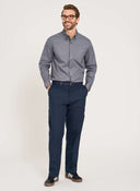 Performance Button-Down Long Sleeve - Steel Grey