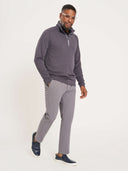 Textured 1/4-Zip Pullover - Iron Grey
