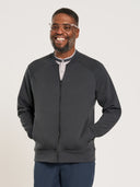 Double-Knit Bomber - Anchor Grey