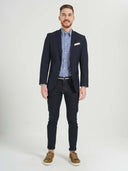 James Gingham Shirt - Navy