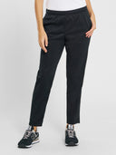 Ladies Tricot Track Jogger - Black