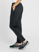 Ladies Tricot Track Jogger - Black