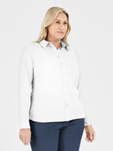 X1 Performance Knit Shirt Long Sleeve - White